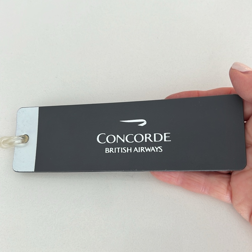 Rare Vintage British Airways Concorde Luggage Tags - Set of 2 - Collectible - Picture 6 of 10